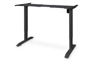 Electric Height Adjustable Desk Frame single motor, black