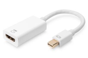 mini DP - HDMI cable 02m white mini DP - HDMI type A M/F