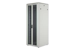 42U network cabinet - Unique 2053x800x800mm double glass front door grey