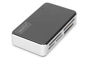 Card Reader USB 2.0, All-in-One supports T-Flash, incl. USB A/M to mini USB cable