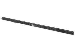 Inlet monitored PDU vertical 32A 36xC136xC19 2x 16A circuit breaker 3m cable IEC60309 32A plug