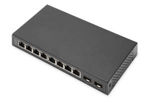 8-Port Gigabit + 2 Gigabit SFP Ethernet, Unmanaged Switch