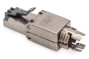 Cat.8.1 Field Termination Plug. shielded. Tool free. Black