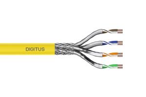 installation cable - Cat 7a - S/FTP - AWG 23/1 simplex - 1000m - Yellow