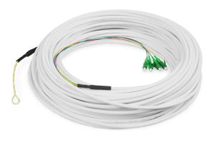 FTTH Drop Cable - Singlemode 4 Fiber LC/APC G.657.A2 30m