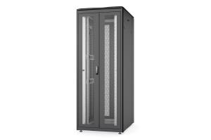 42U network cabinet - Unique 2053x800x1000mm double perforated doors Black