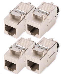 Cat.8.I Keystone Module shielded tool free dust cap 4 pcs.