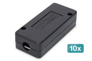 Junction Box CAT 7, 600 MHz LSA strIPS for AWG 22-26, fully shielded compact design, 26x35x80 mm - 10 Pcs