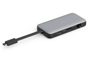 USB-C Travel Docking Station, 7-Port - HDMI / 2x USB-A 3.2 Gen 1 / GbE / SD / MicroSD - 100W USB-C Power Delivery