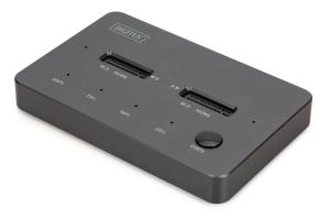 Dual Bay Nvme SSD Docking Station - 2 bay NVME duplicator M.2 SSD