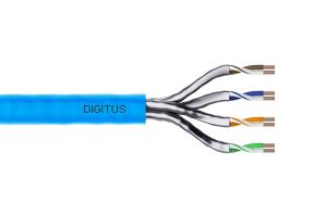 installation cable - CAT6A - U/FTP - B2ca - 305m - Light blue
