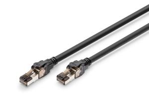 patch cable - Cat 8.1 - S/FTP - AWG 24/7 - 50cm - Black