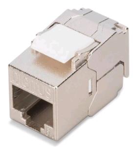 CAT6a compact body Keystone Module - shielded, tool free connection