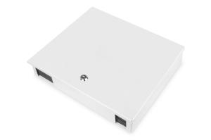 Fiber optic Wall mount unit - Medium, Singlemode, 24 x LC DX Splice ready, with connectors and pigtails