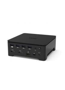 USB-C & USB-A 2X2K UNIVERSAL OFFICE DOCKING STATION - 2x HDMI / Gbe / 4x USB-A / Audio - 100w  USB Power Delivery - EU