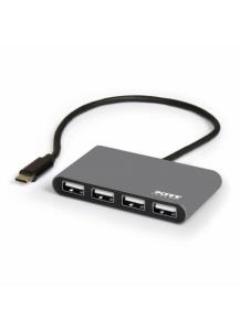 USB Hub 4 Ports USB 2.0 To Type C