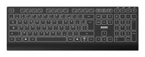 Keyboard Wireless - Luminated Rechargeable - Qwerty US/Int'l