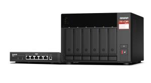 NAS TS-673A-SW5T 6 bay 2.2GHz 4C/8T AMD 8GB DDR4 2x 2.5GbE