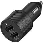 Car Charger 24w 2x USB-a 12w Black