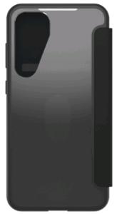 Galaxy S25+ Case - React Series Folio - Crystal (Clear/Black)