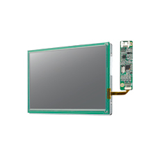 7in 800x480 Lvds 500nits -5-60c LED 6bits 50k 4-wire Touch Controller USB Cable