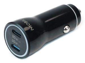 Car Charger 60W 2 USB-C for Smartphones and Tablets