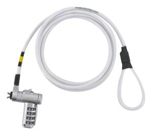 Universal Safety Cable With Code - Nano / Wedge / T-lock 1.8m