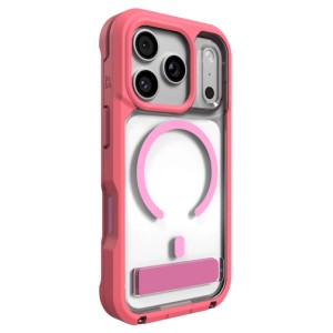 Rainier Snap Kickstand Case For Apple Pinnacles/17 Pro PopPink