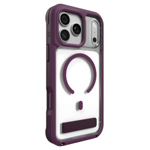 Rainier Snap Kickstand Case for Apple Redwood/17 ProMax Aubergine