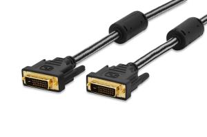 DVI Con Cbl DVI24+1 2x Ferritm/m 3m DVI-d Dual Link