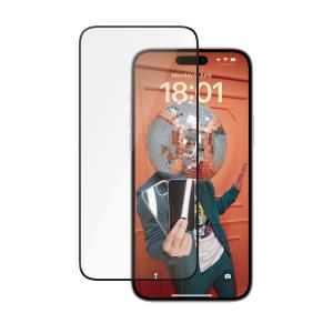 Ceramic Screen Protector UltraWide Fit - Clear - for iPhone 15 Plus