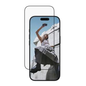 SAFE by PanzerGlass Screen Protector w. Black Frame for iPhone 17 iPhone 16 Pro Ultra-Wide Fit w. EasyAl