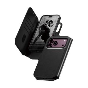 Tango 2-in-1 Wallet Case Black w. MagSafe Apple iPhone 18 Pro Max/17 Pro Max