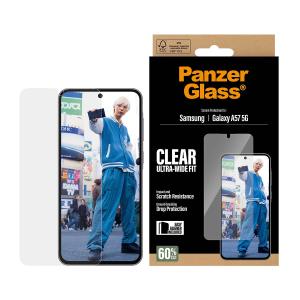 Screen Protector for Samsung Galaxy A57 5G Ultra-Wide Fit w. EasyAligner