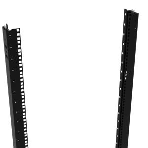 Vertical Mounting Rail - 23in - 52u  - Black