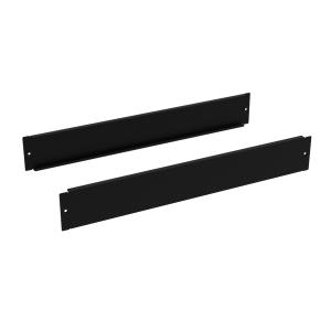 Set Of 2 Blind Pliths 800mm X 100mm Black