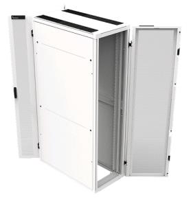Nexpand Cabinet - 52u - With Side Panels - 600x1200mm(wxd) - White With Cable Finger