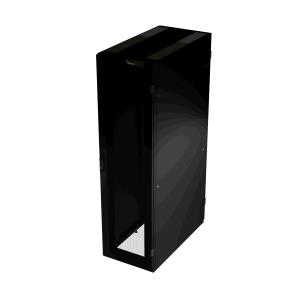 Nexpand Cabinet - 42u - Airtight With Side Panels - 600x1200mm(wxd) - Black With 2x200 Wide Cable Trays