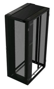 Nexpand Cabinet - 47u - Airtight With Side Panels - 800x1200mm(wxd) - Black With Cable Finger