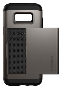 Galaxy S8 Case Slim Armor Cs Card Slider Gunmetal