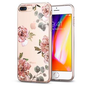 iPhone 8 Plus/7 Plus Case Liquid Crystal Aquarelle Rose