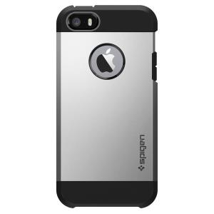 iPhone Se/5s/5 Case Tough Armor Satin Silver
