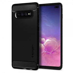 Galaxy S10+ Case Rugged Armor Matte Black