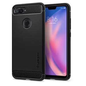 Mi 8 Lite Case Rugged Armor Matte Black