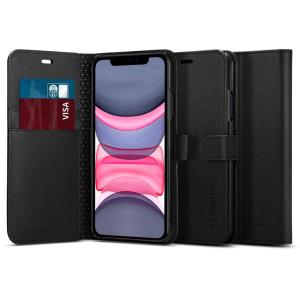 iPhone 11 Wallet S Saffiano Black