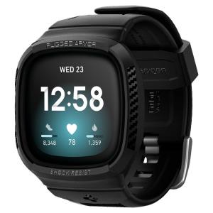 Fitbit Versa 3 Case Rugged Armor Pro Black