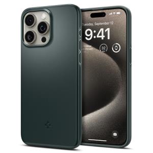 iPhone 15 Pro Max Case 6.7in Thin Fit Abyss Green