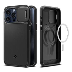 iPhone 15 Pro Max Case 6.7in Optik Armor MagFit Black