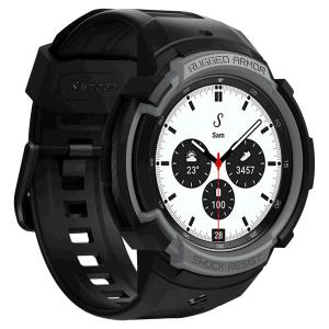 Galaxy Watch 4 Classic 42mm Case Rugged Armor Pro Charcoal Grey