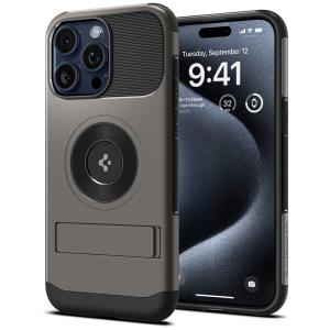 iPhone 15 Pro 6.1in Case Slim Armor MagFit Gunmetal